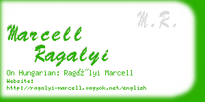 marcell ragalyi business card